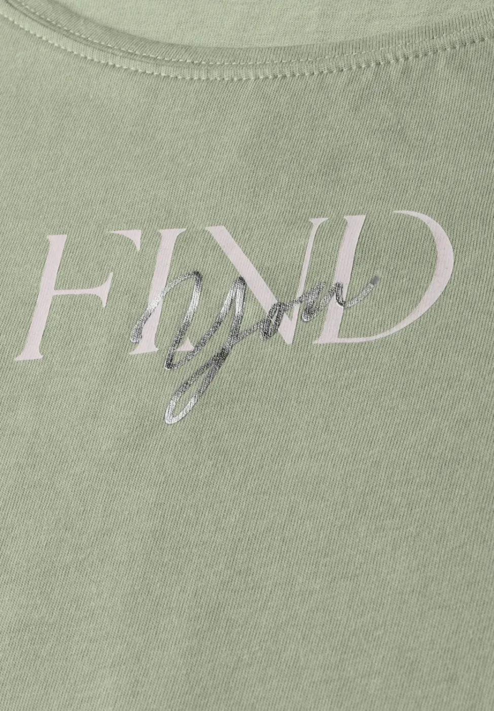 T-Shirt mit Wording Artwork