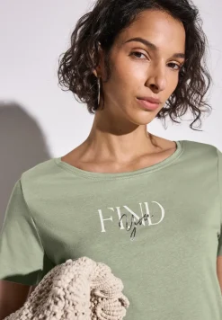 T-Shirt mit Wording Artwork