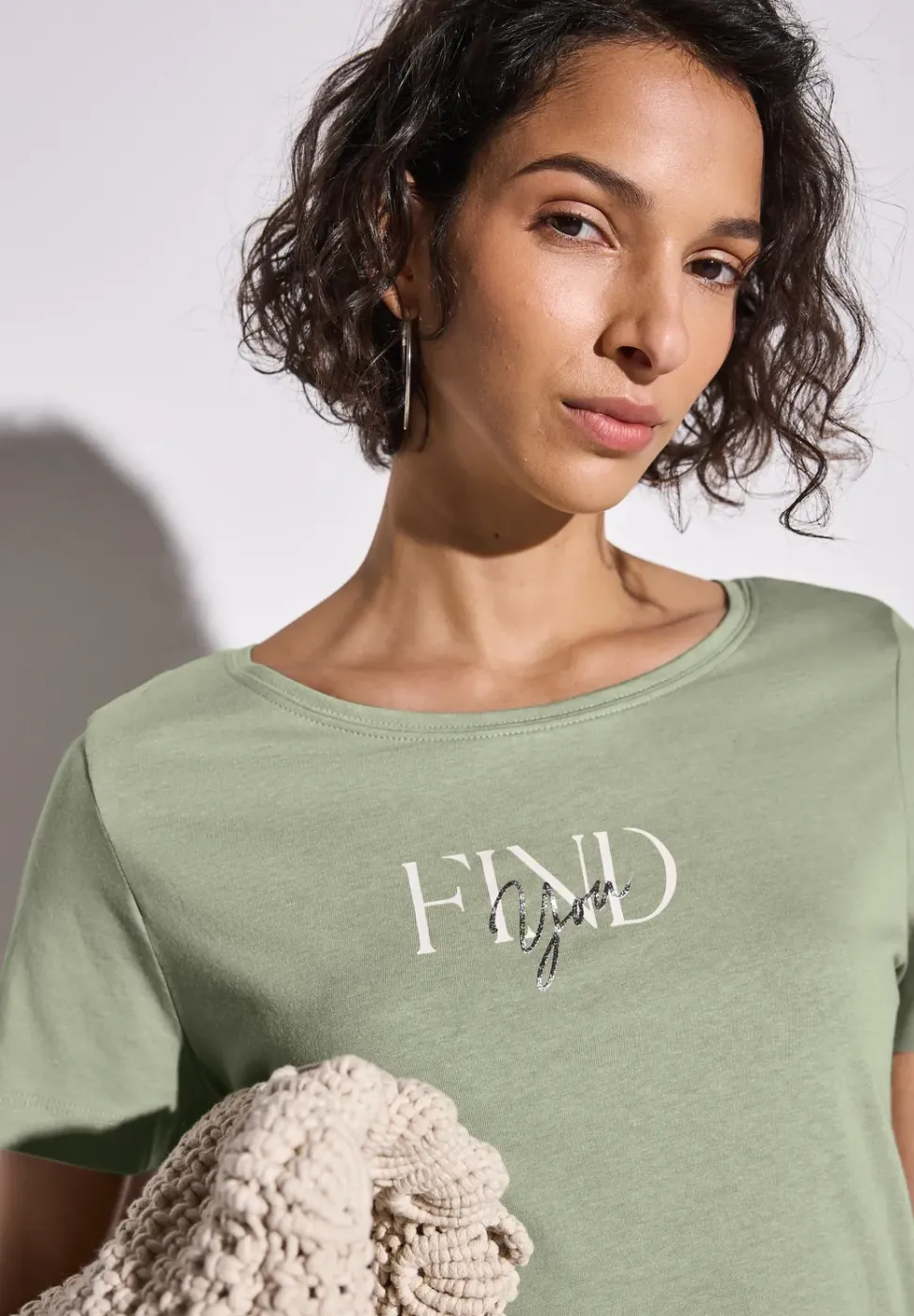 T-Shirt mit Wording Artwork