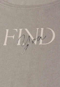T-Shirt mit Wording Artwork