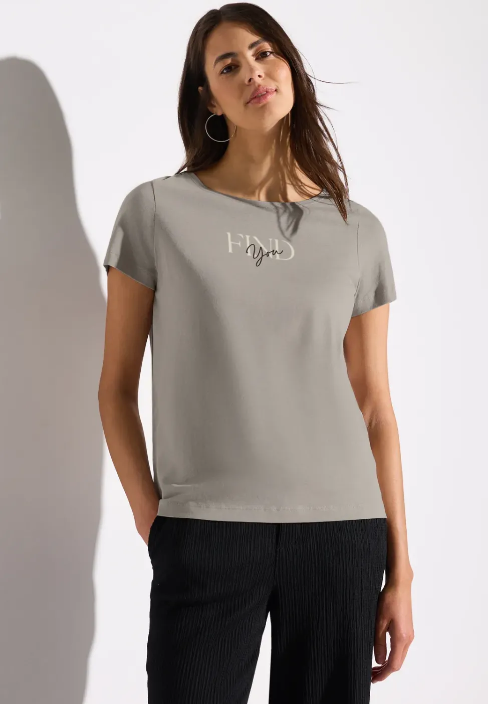 T-Shirt mit Wording Artwork