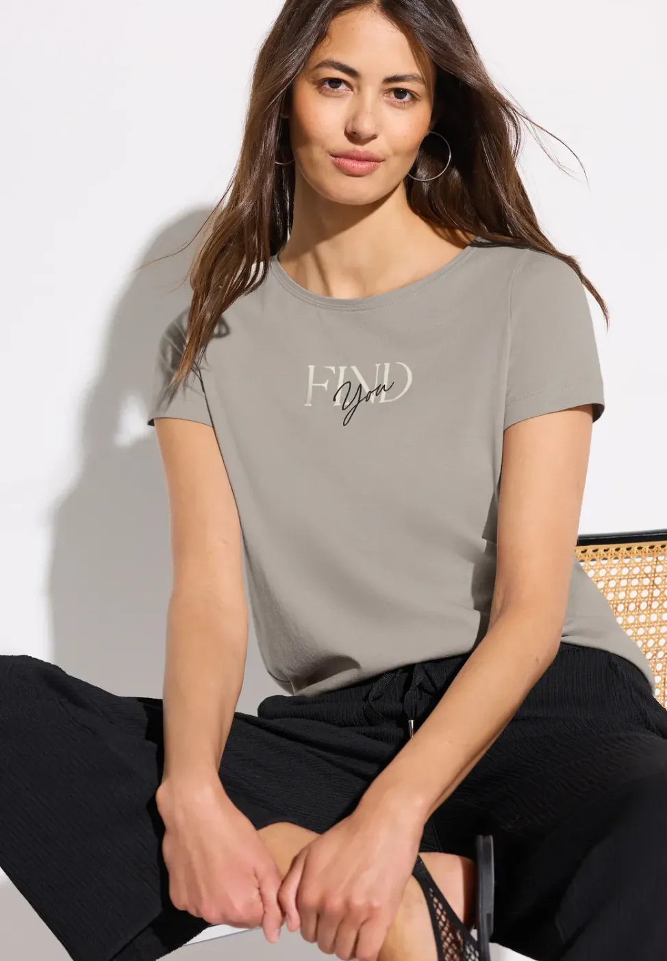 T-Shirt mit Wording Artwork