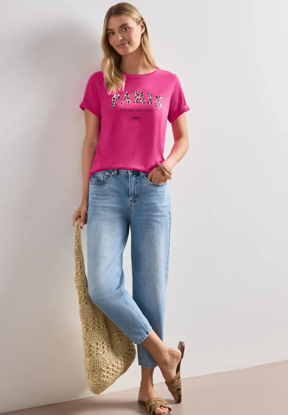 T-Shirt mit Wording Artwork