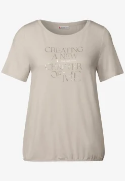 T-Shirt mit Wording Print