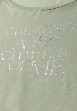 T-Shirt mit Wording Print