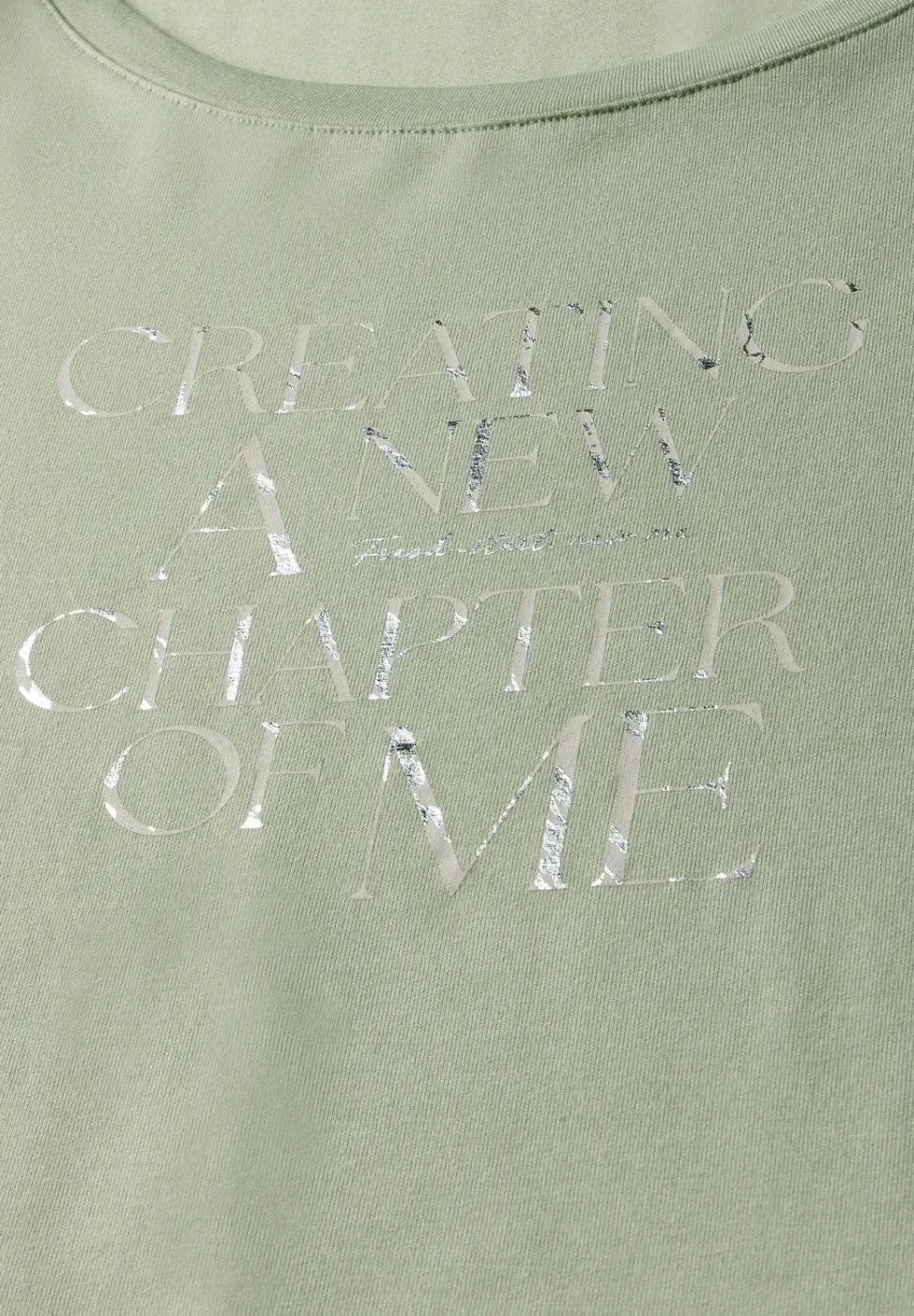T-Shirt mit Wording Print