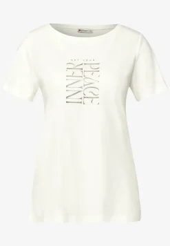 T-Shirt mit Wording Print