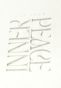 T-Shirt mit Wording Print