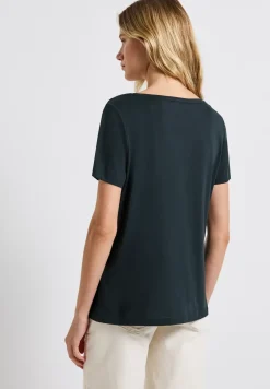 T-Shirt mit Wording Print