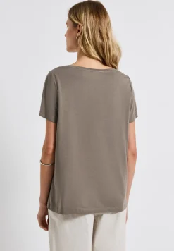 T-Shirt mit Wording Print
