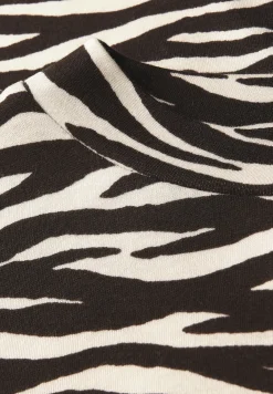 T-Shirt mit Zebra Print