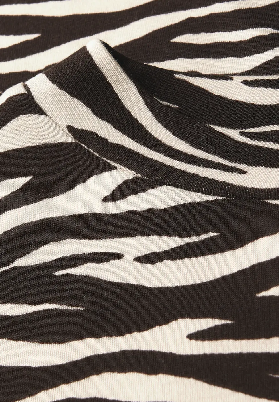 T-Shirt mit Zebra Print