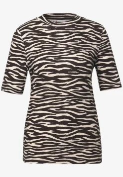 T-Shirt mit Zebra Print
