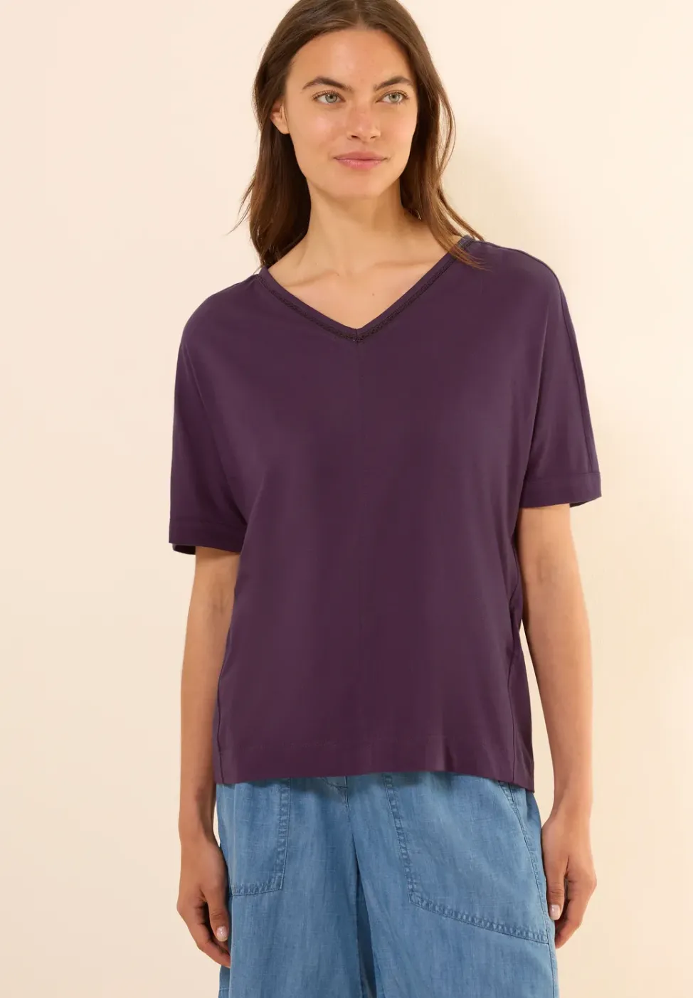 T-Shirt mit Zierdetail