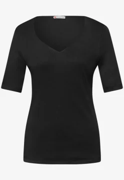 T-Shirts mit Herzausschnitt im 2er-Pack