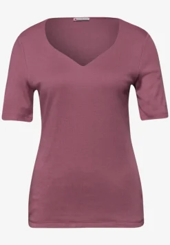 T-Shirts mit Herzausschnitt im 2er-Pack