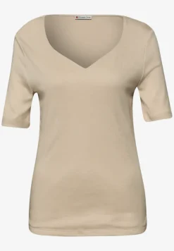 T-Shirts mit Herzausschnitt im 2er-Pack