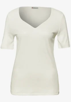 T-Shirts mit Herzausschnitt im 2er-Pack
