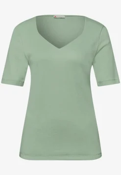T-Shirts mit Herzausschnitt im 2er-Pack