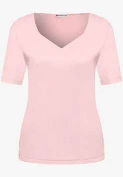 T-Shirts mit Herzausschnitt im 2er-Pack