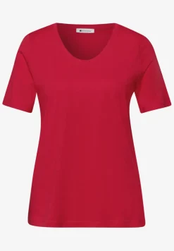 T-Shirts mit rounded V-Neck im 2er-Pack