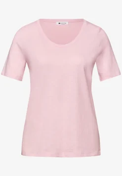 T-Shirts mit rounded V-Neck im 2er-Pack