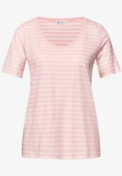 T-Shirts mit rounded V-Neck im 2er-Pack