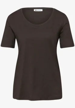 T-Shirts mit rounded V-Neck im 2er-Pack