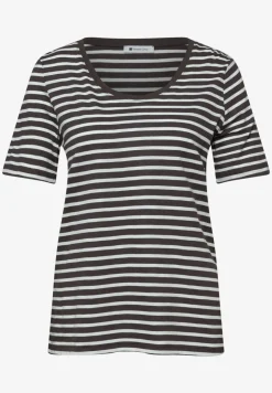 T-Shirts mit rounded V-Neck im 2er-Pack