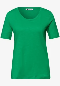T-Shirts mit rounded V-Neck im 2er-Pack