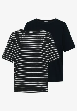 T-Shirts mit Streifen im 2er-Pack