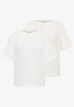 T-Shirts mit Streifen im 2er-Pack