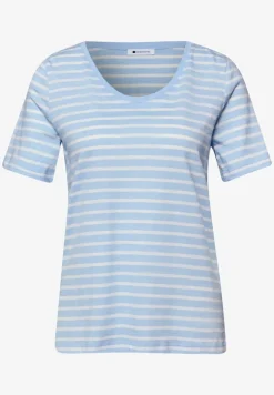 T-Shirts mit rounded V-Neck im 2er-Pack