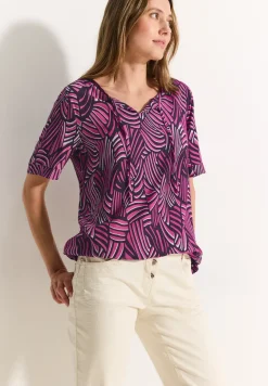 Tunika Bluse mit Print