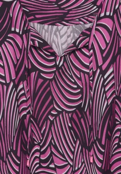 Tunika Bluse mit Print