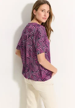 Tunika Bluse mit Print