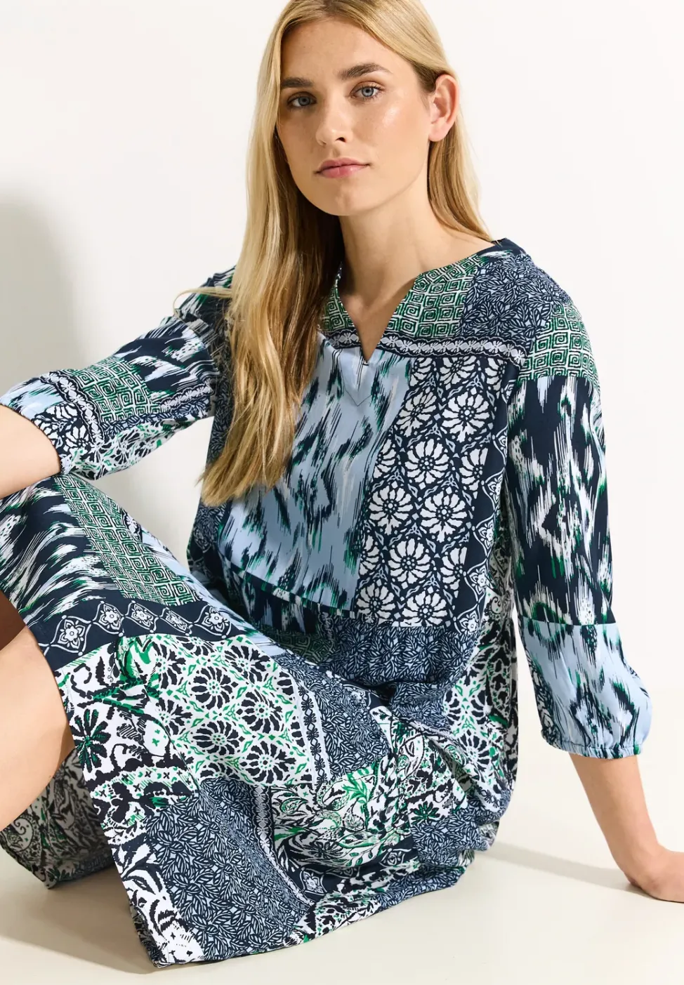 Tunika Kleid mit Print