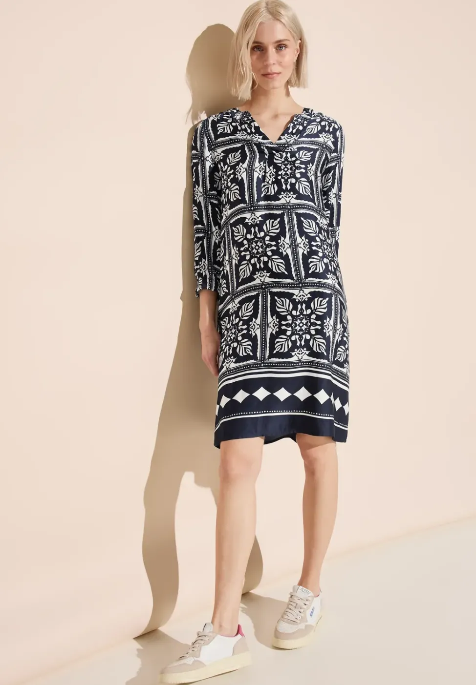 Tunika Kleid mit Print