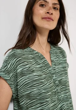 Tunika mit Zebra Print