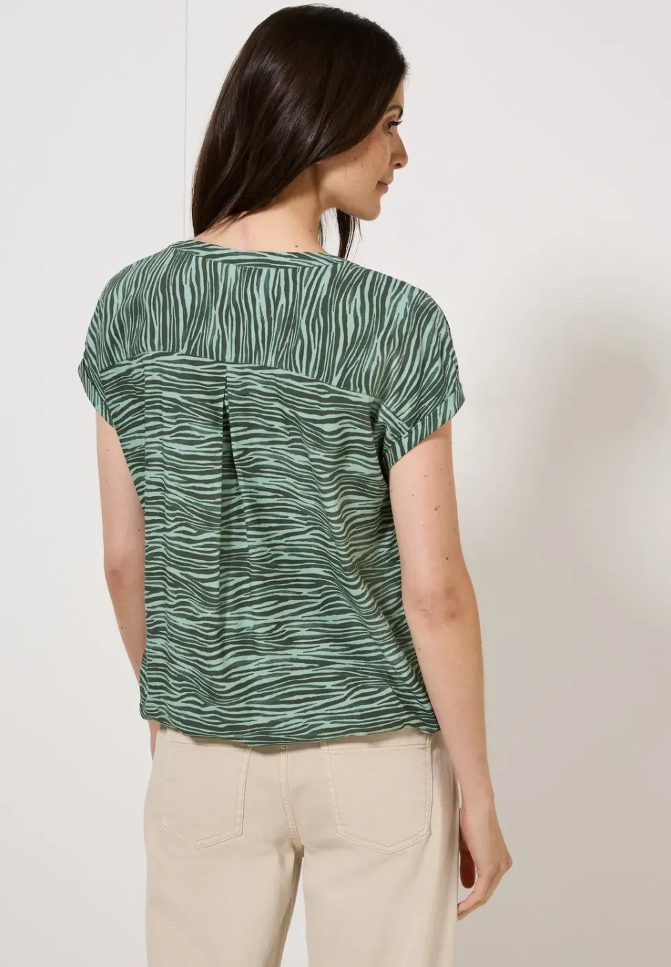 Tunika mit Zebra Print