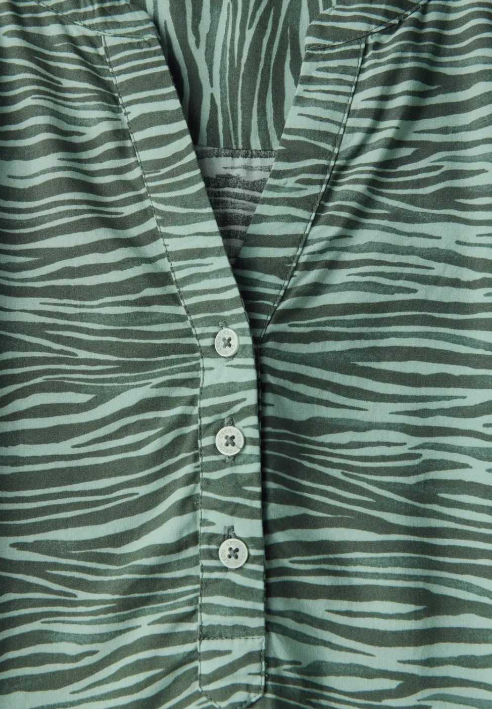 Tunika mit Zebra Print
