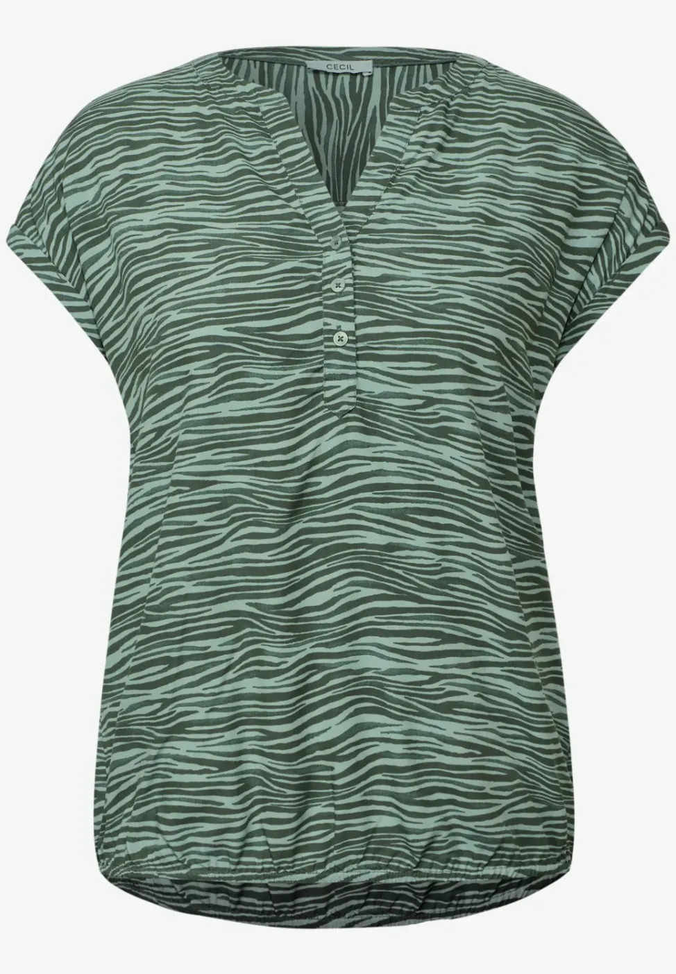 Tunika mit Zebra Print