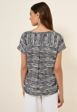Tunika mit Zebra Print
