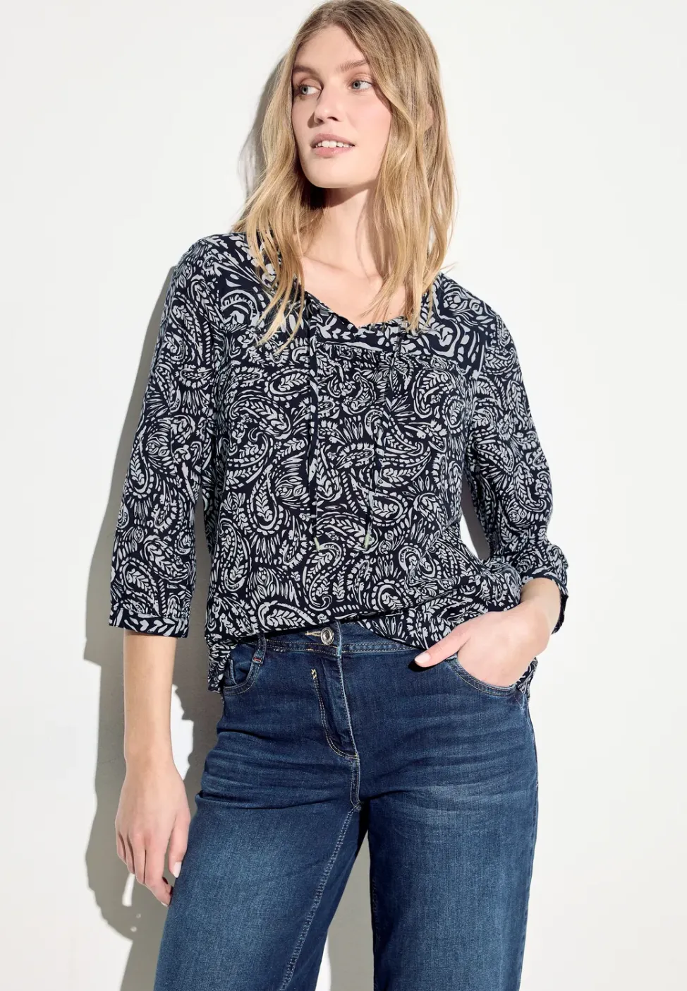 Tunika Print Bluse