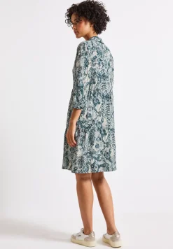 Tunika-Kleid mit Snake Print