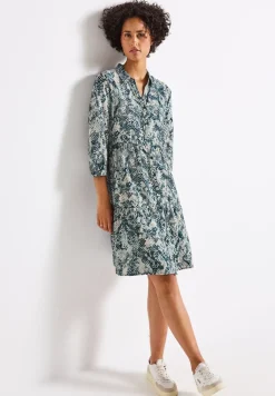 Tunika-Kleid mit Snake Print