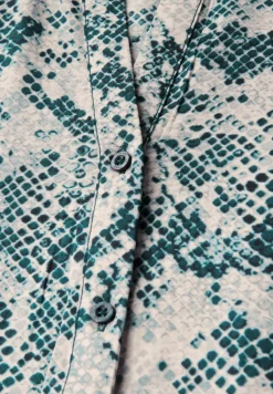 Tunika-Kleid mit Snake Print