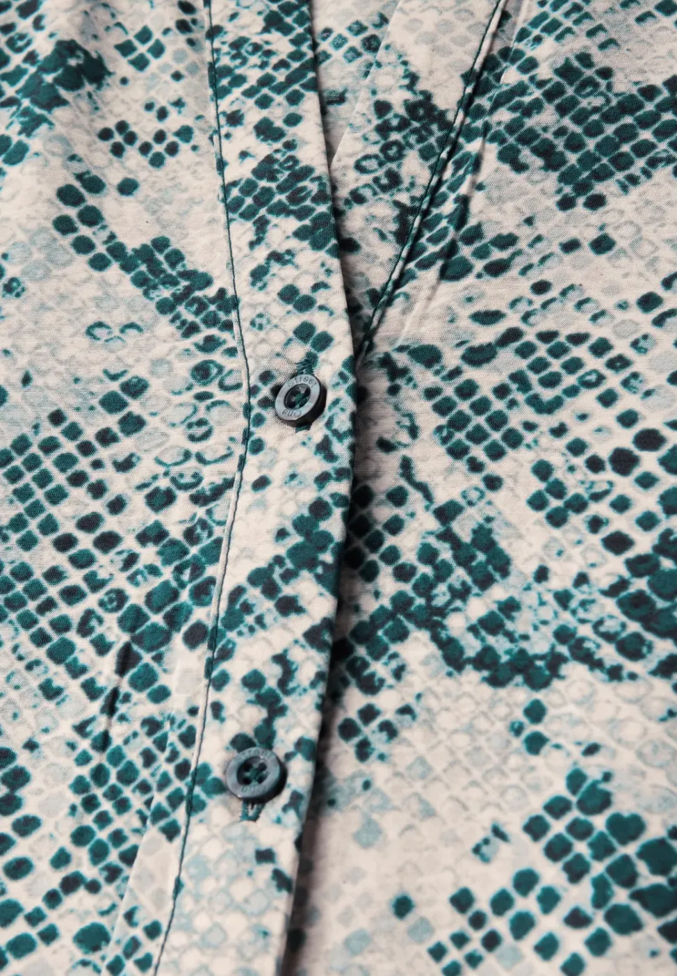 Tunika-Kleid mit Snake Print
