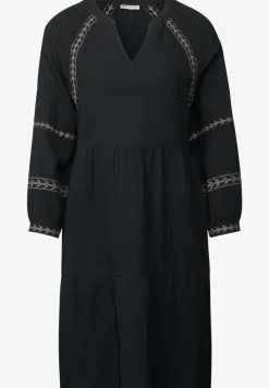 Tunika-Kleid mit Stickerei
