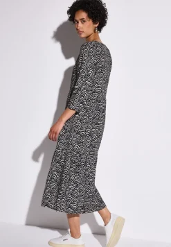 Tunika-Kleid mit Volants